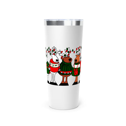 Reindeer Medley Tumbler 22oz