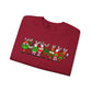 Reindeer Medley Sweatshirt Wine Red