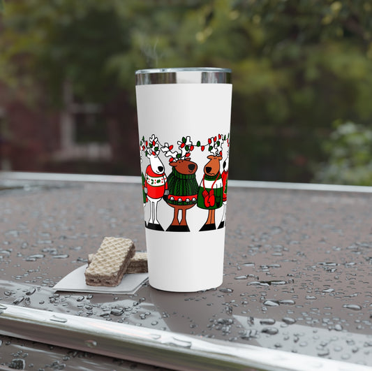 Reindeer Medley Tumbler 22oz