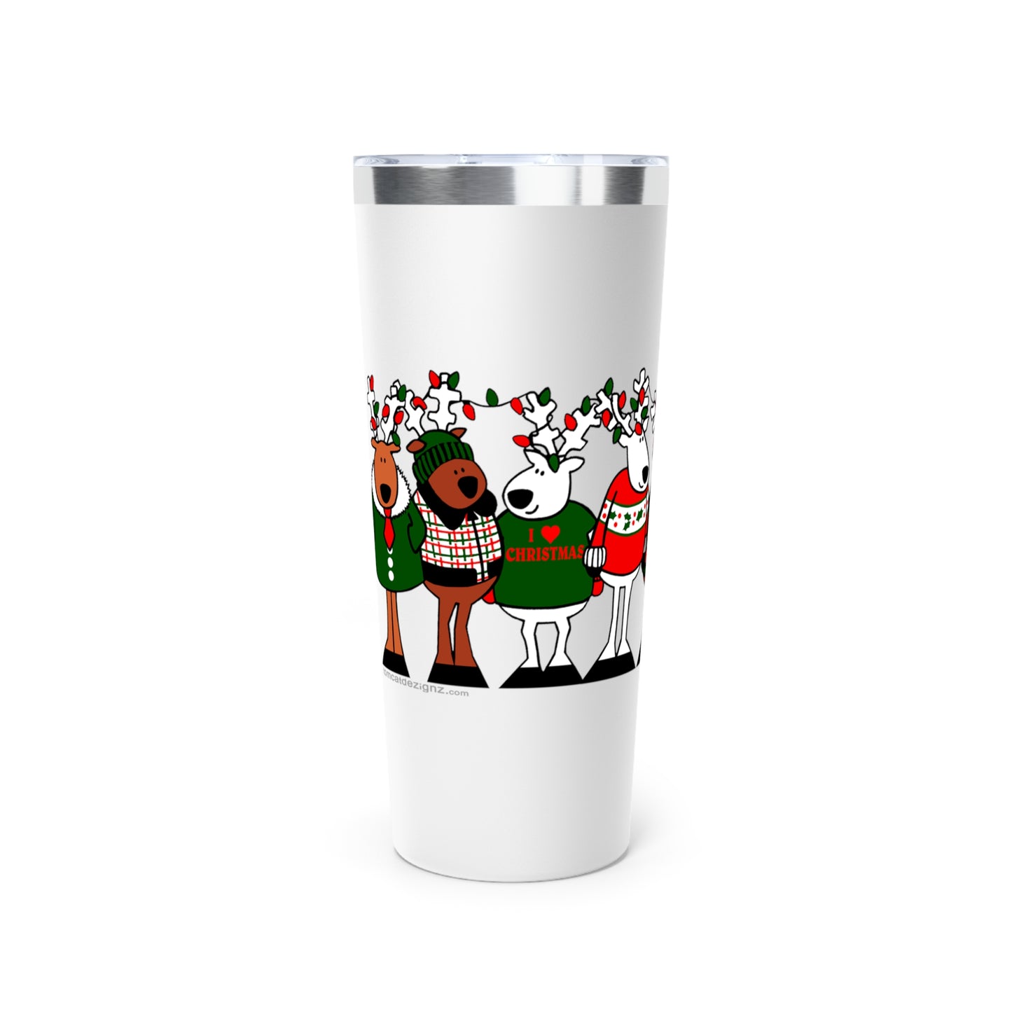 Reindeer Medley Tumbler 22oz