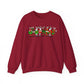 Reindeer Medley Sweatshirt Wine Red