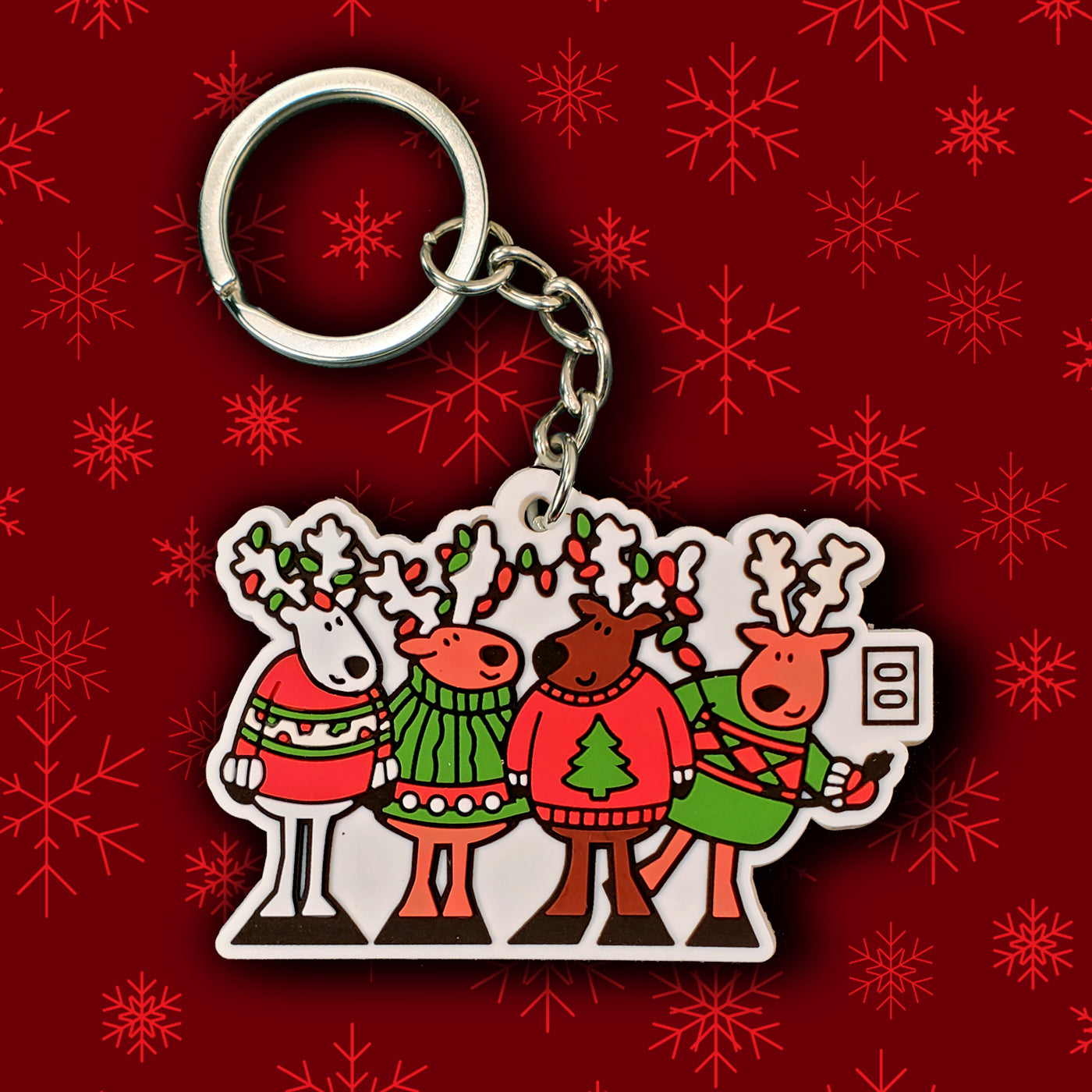 Reindeer Medley Keychain