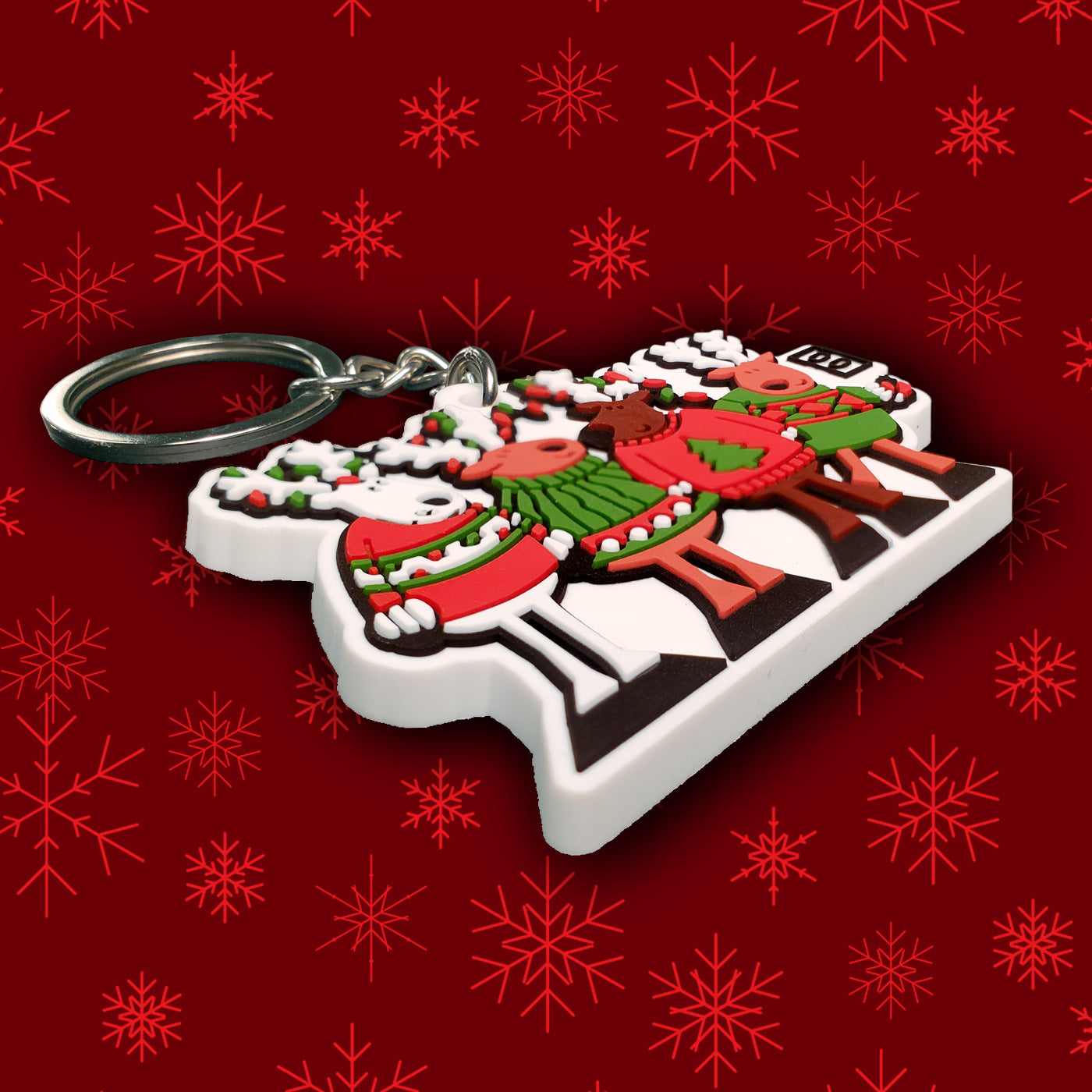 Reindeer Medley Keychain